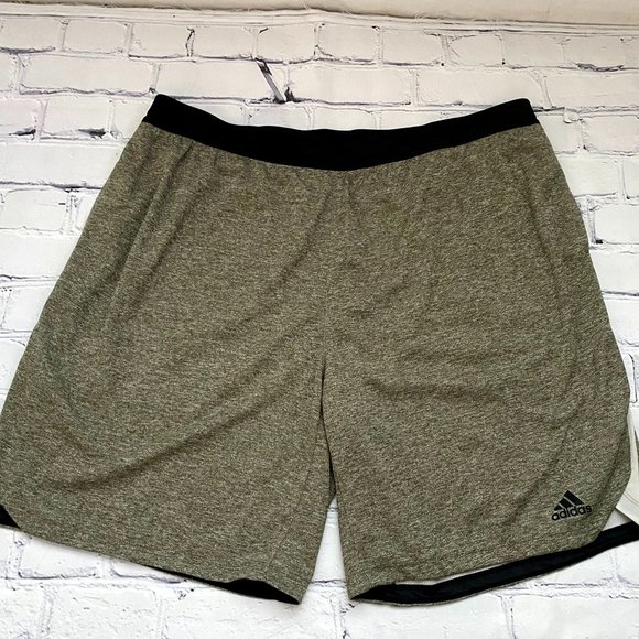 adidas men's axis knit training shorts